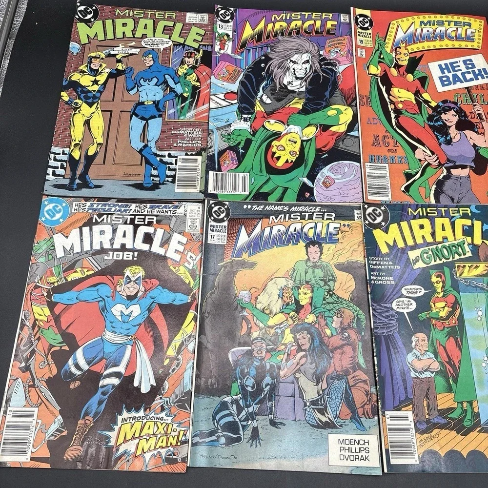 Lot of 8 Mister Miracle Comics 1980s 1990s DC Giffen DeMatteis